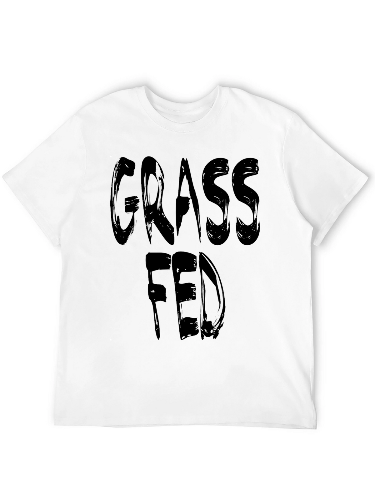 Grass Fed T-Shirt - Black Graphic Tee
