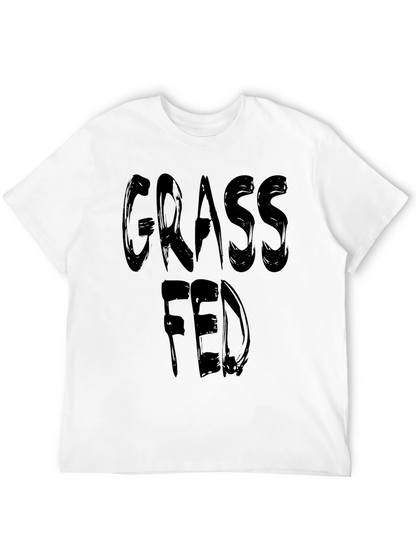 Grass Fed T-Shirt - Black Graphic Tee