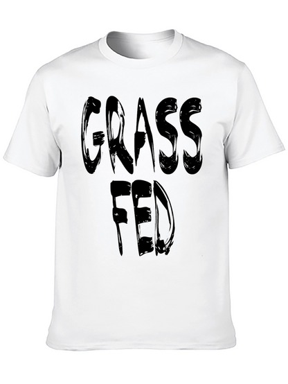 Grass Fed T-Shirt - Black Graphic Tee