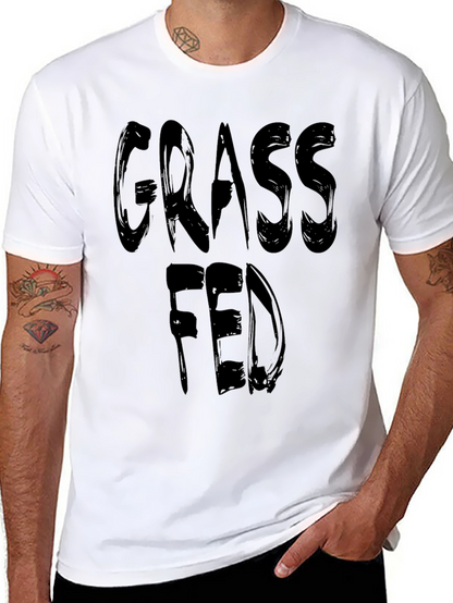 Grass Fed T-Shirt - Black Graphic Tee