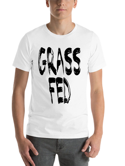 Grass Fed T-Shirt - Black Graphic Tee