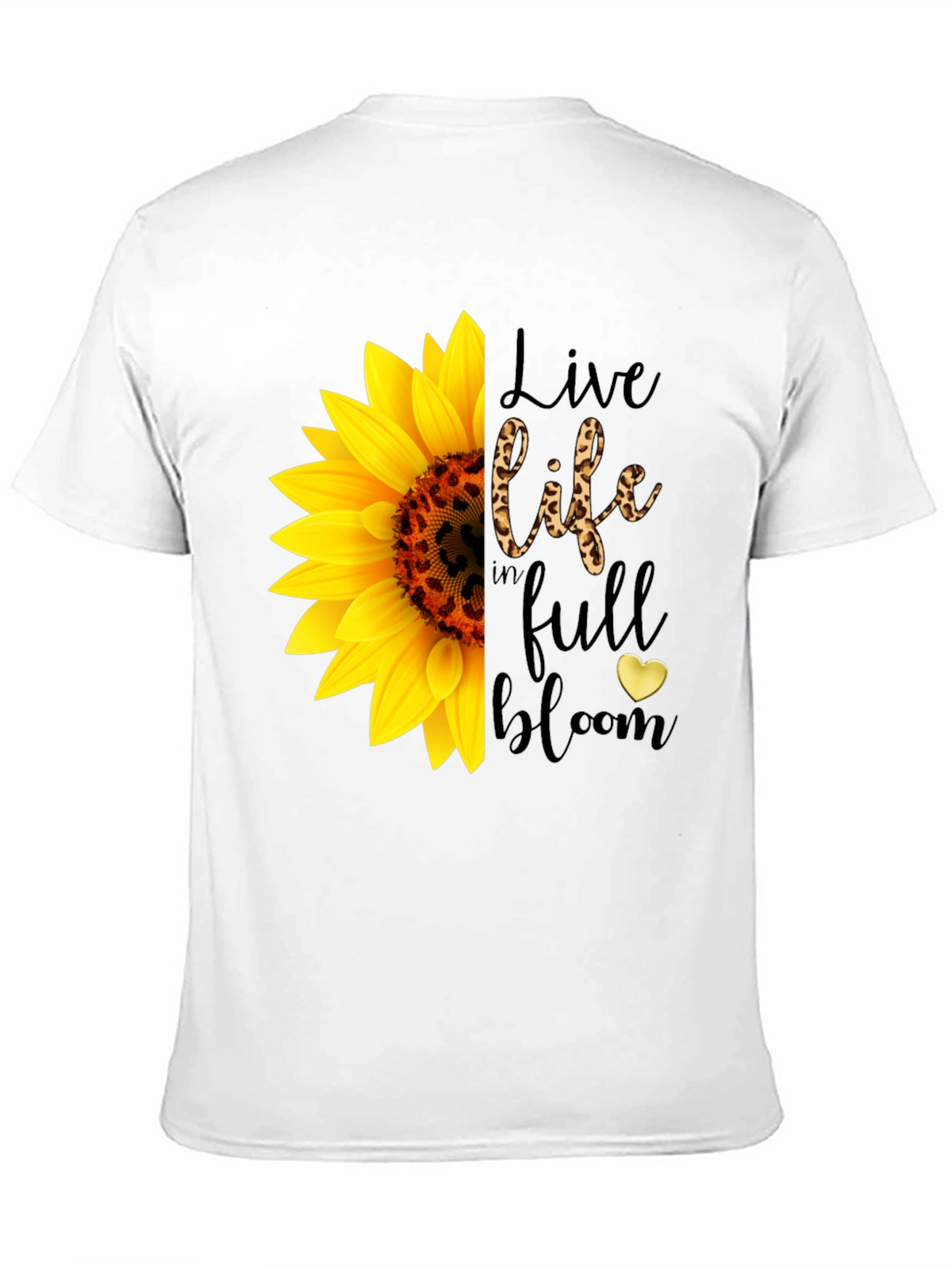 Sunflower Leopard Print Graphic Tee