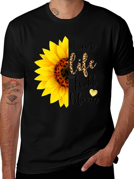 Sunflower Leopard Print Graphic Tee