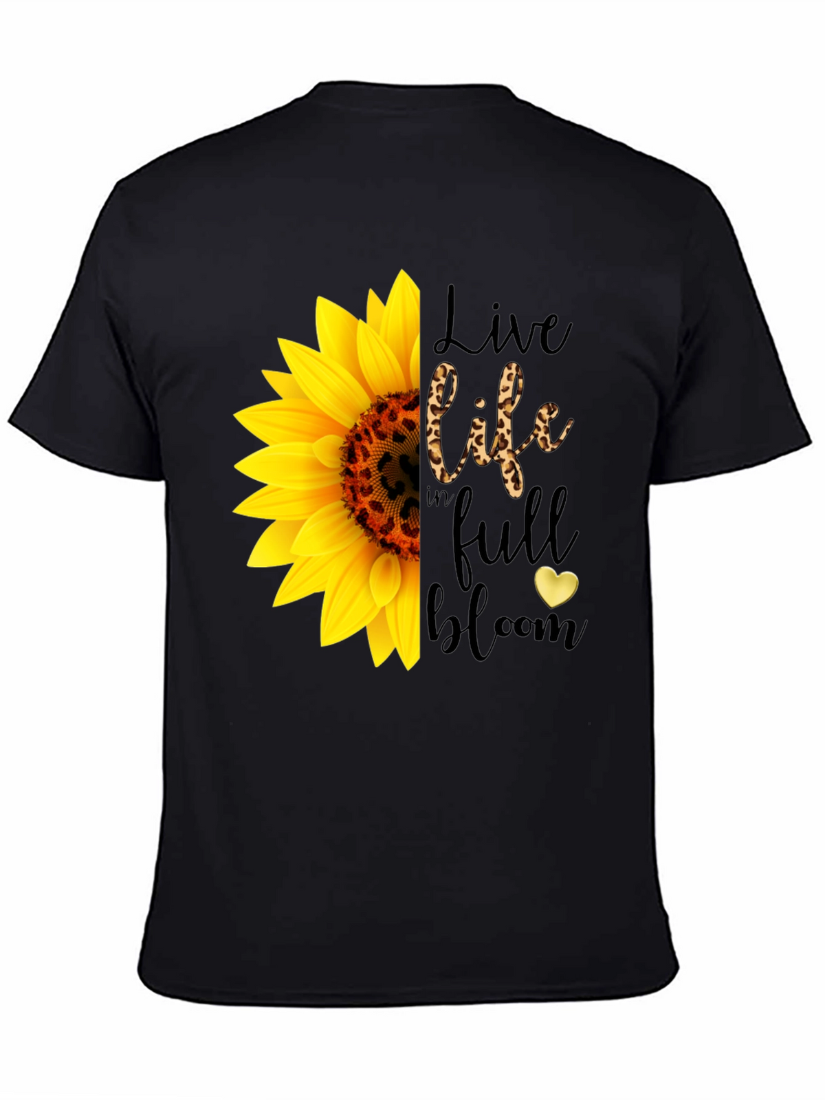 Sunflower Leopard Print Graphic Tee