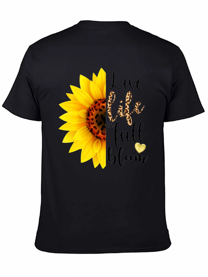 Sunflower Leopard Print Graphic Tee