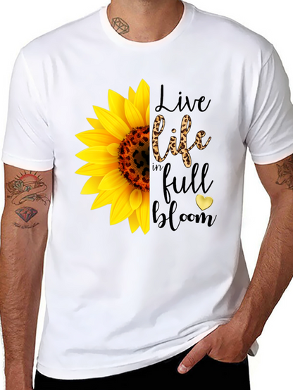 Sunflower Leopard Print Graphic Tee
