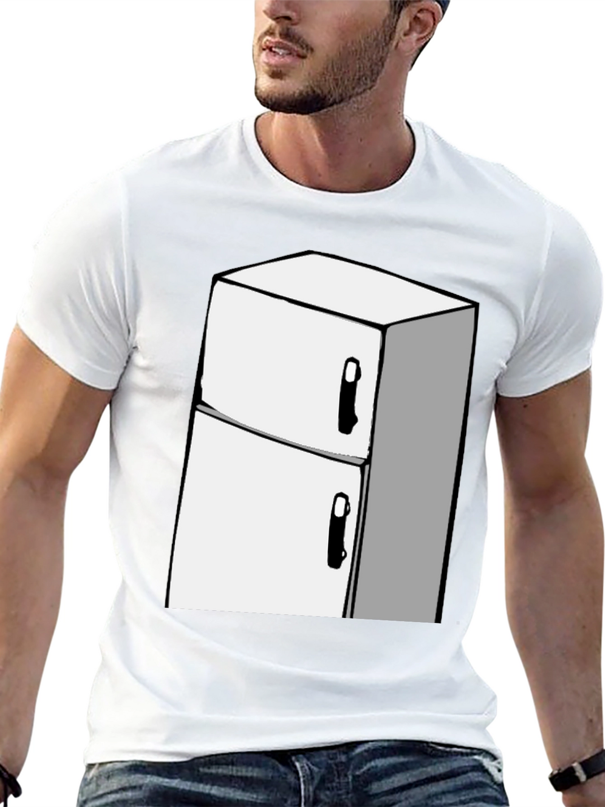 Cool Refrigerator Graphic T-Shirt