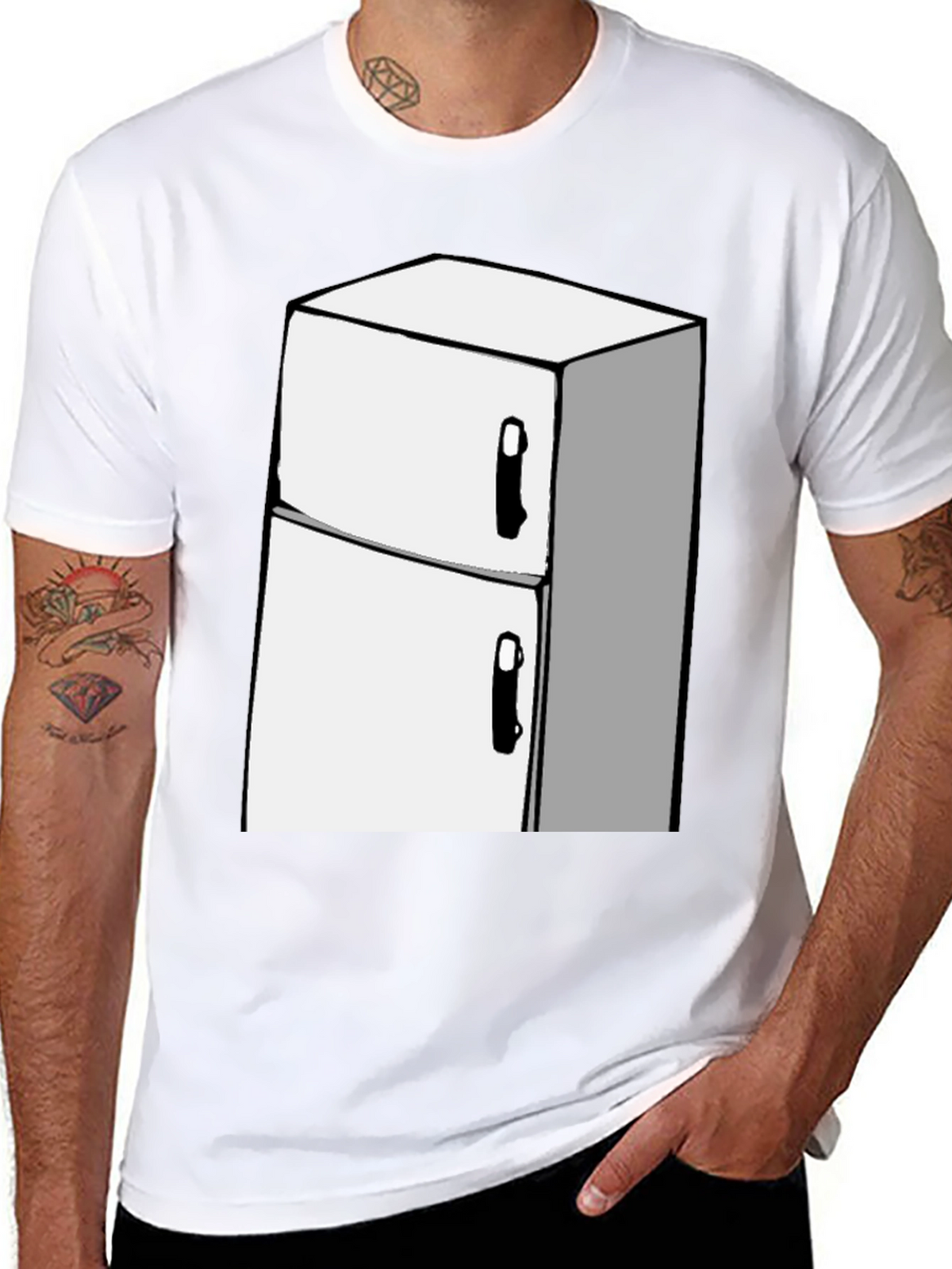 Cool Refrigerator Graphic T-Shirt