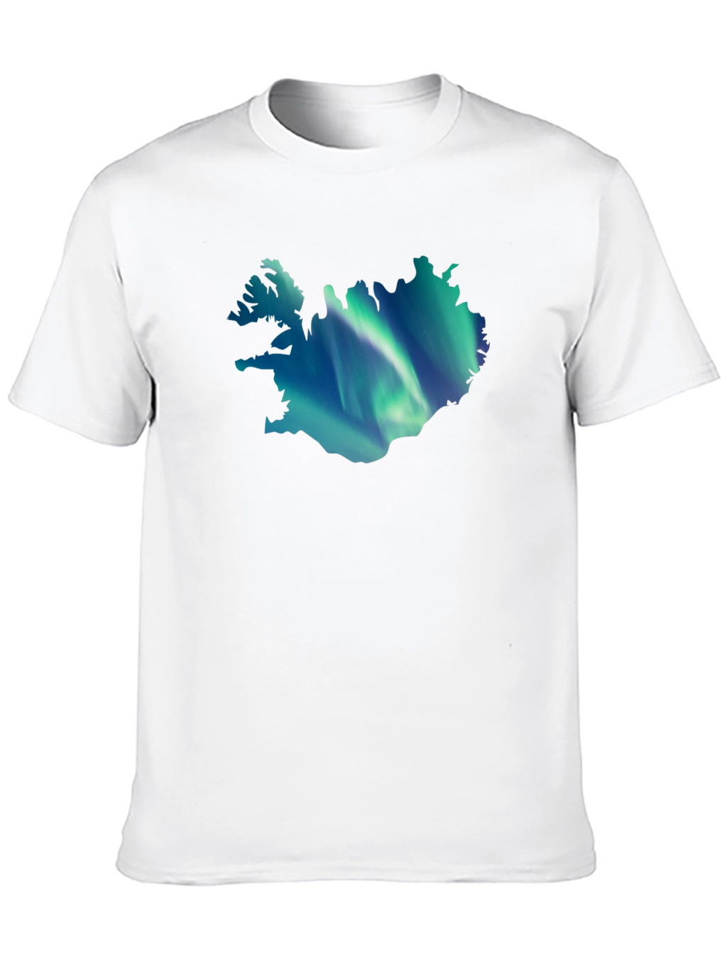 Iceland Aurora Graphic Tee - Mens Black T-Shirt