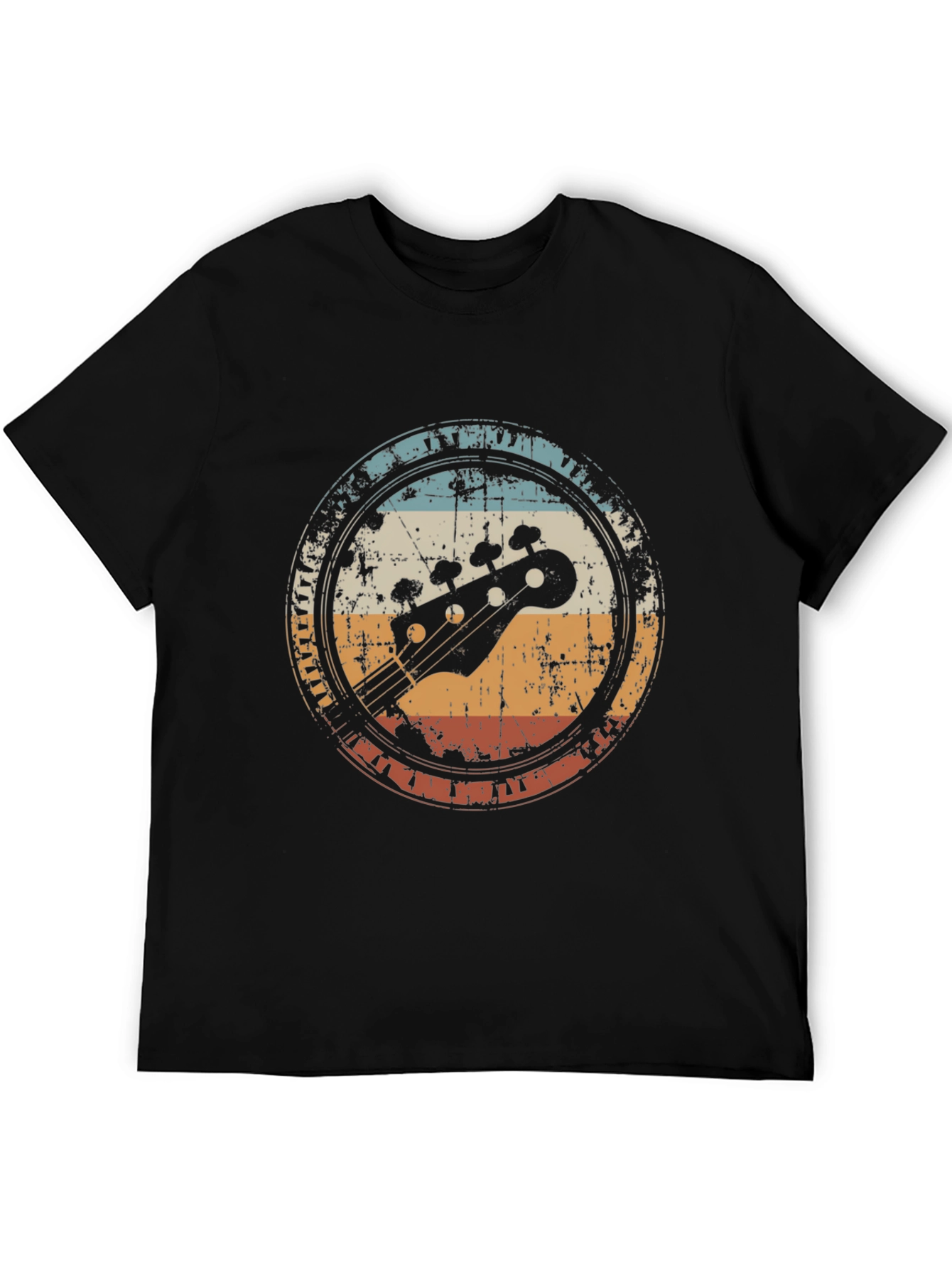 Retro Bass Guitar T-Shirt - Vintage Music Tee