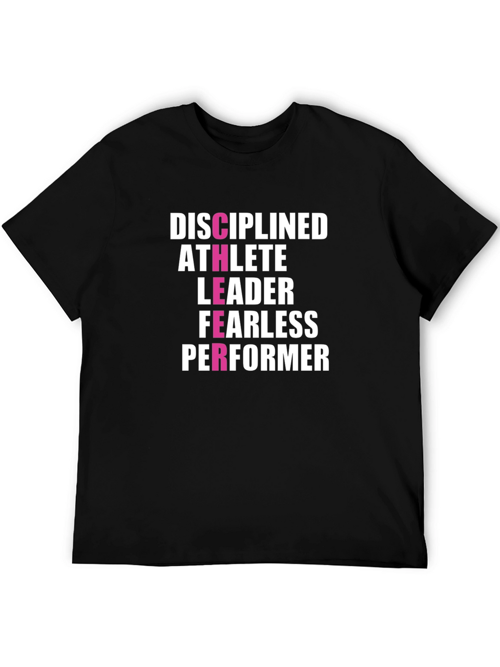 Disciplined Athlete Leader T-Shirt - Motivational