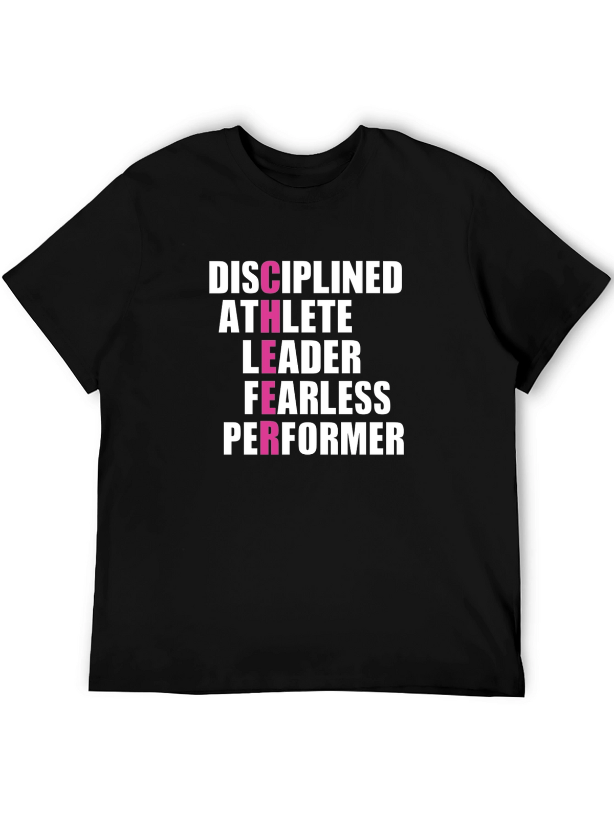 Disciplined Athlete Leader T-Shirt - Motivational
