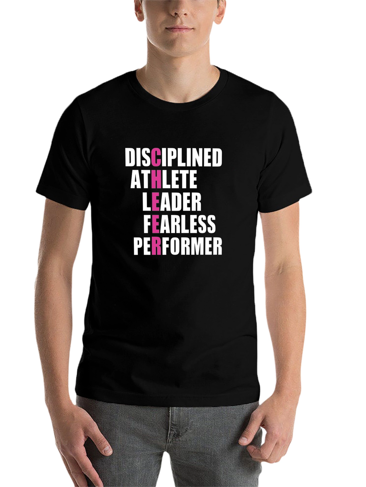 Disciplined Athlete Leader T-Shirt - Motivational