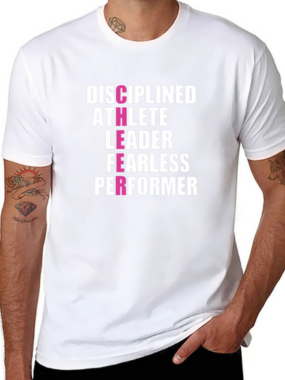 Disciplined Athlete Leader T-Shirt - Motivational