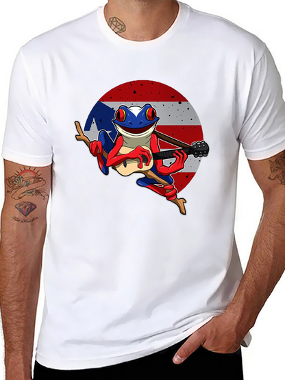 Puerto Rico Flag Coqui Frog T-Shirt
