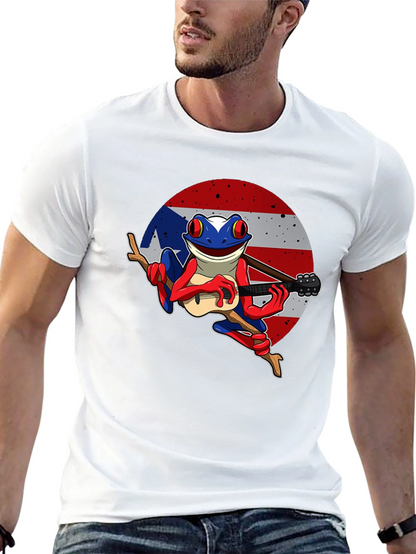 Puerto Rico Flag Coqui Frog T-Shirt