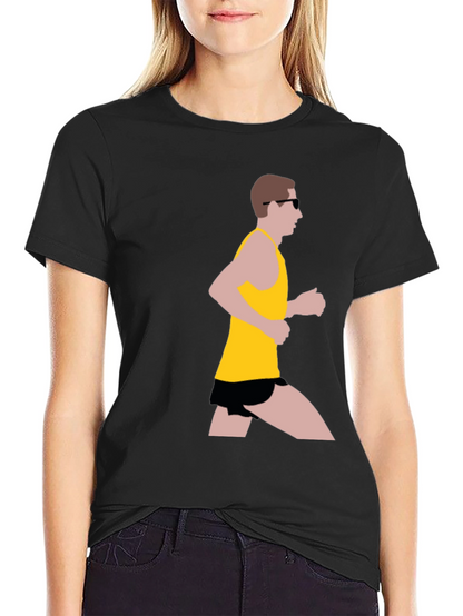 Runner Graphic Black T-Shirt