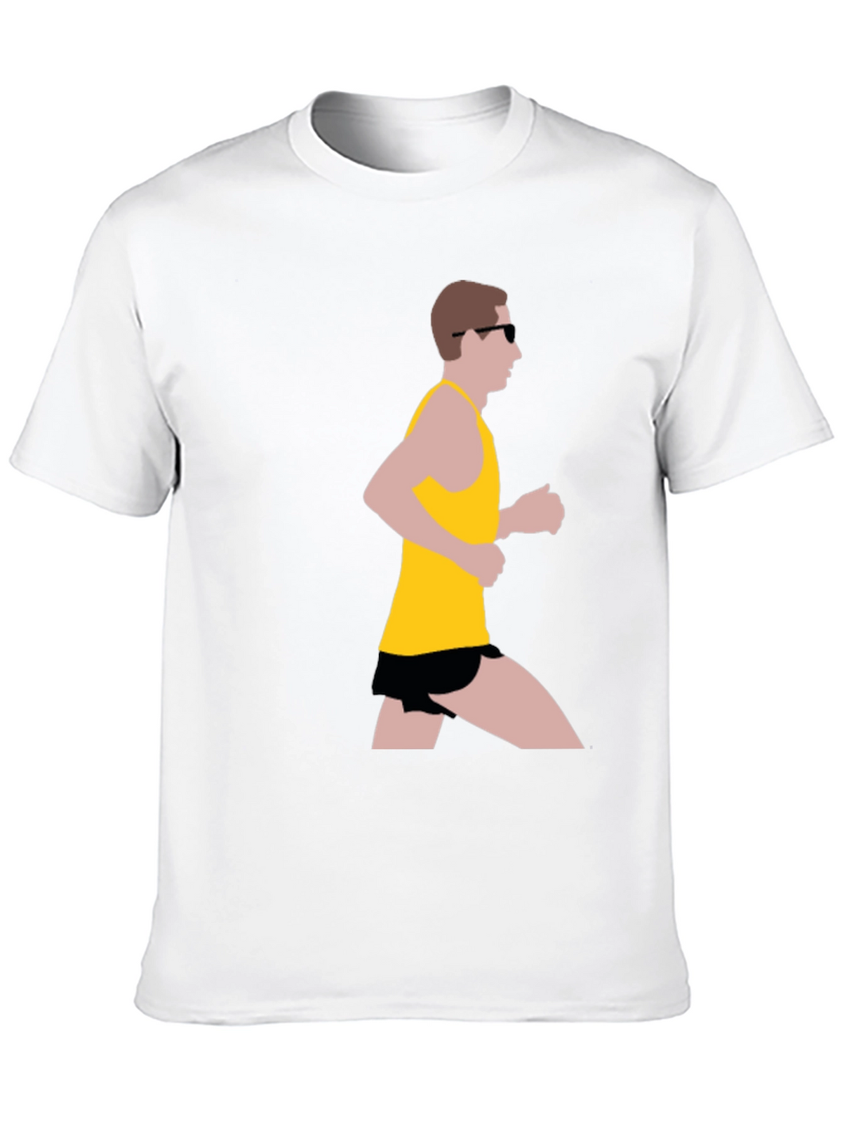 Runner Graphic Black T-Shirt
