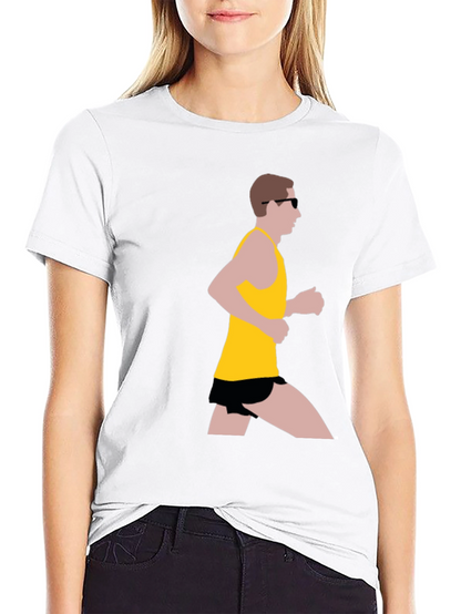 Runner Graphic Black T-Shirt