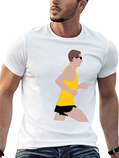 Runner Graphic Black T-Shirt