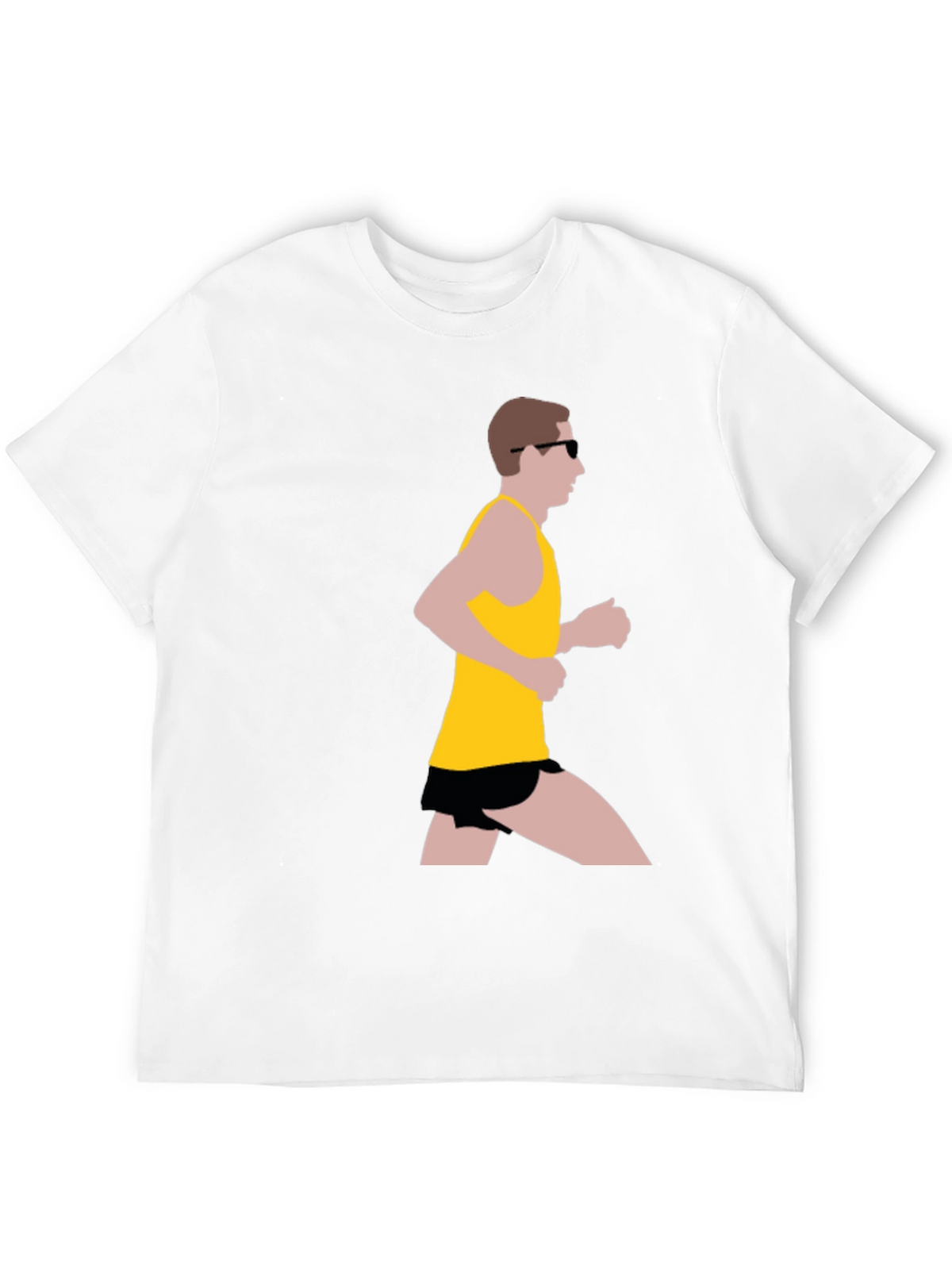 Runner Graphic Black T-Shirt