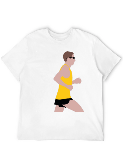 Runner Graphic Black T-Shirt