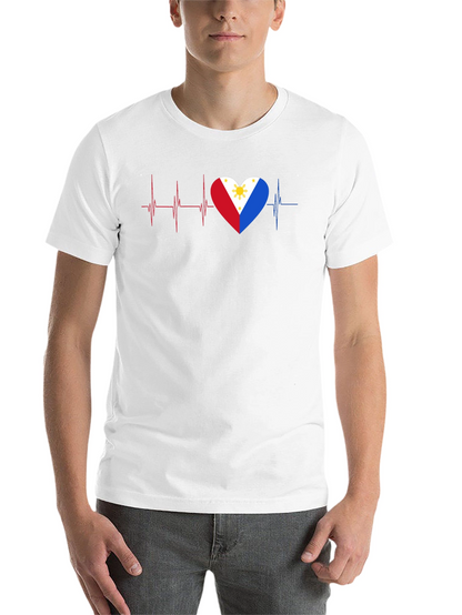 Philippines Heartbeat Flag T-Shirt