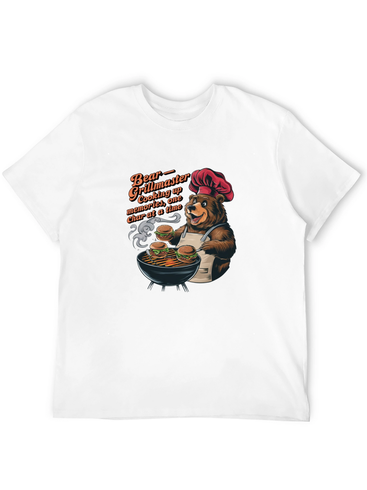 Bear Grillmaster T-Shirt: One Char at a Time!