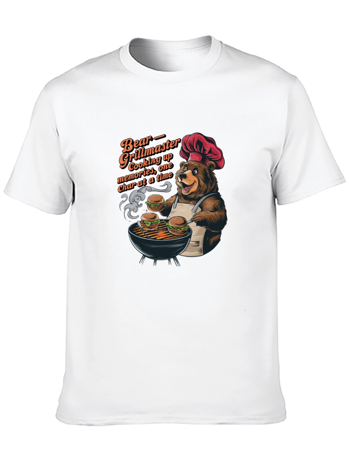 Bear Grillmaster T-Shirt: One Char at a Time!