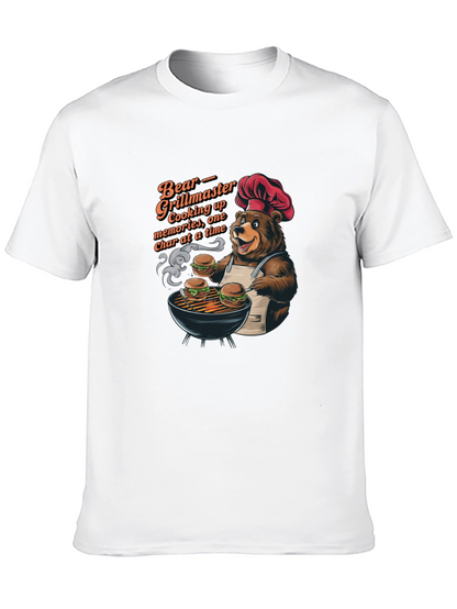 Bear Grillmaster T-Shirt: One Char at a Time!