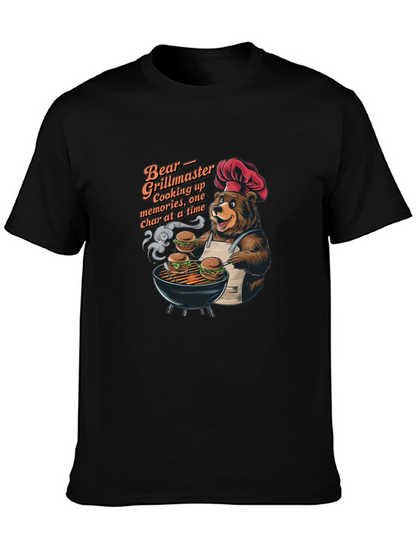 Bear Grillmaster T-Shirt: One Char at a Time!
