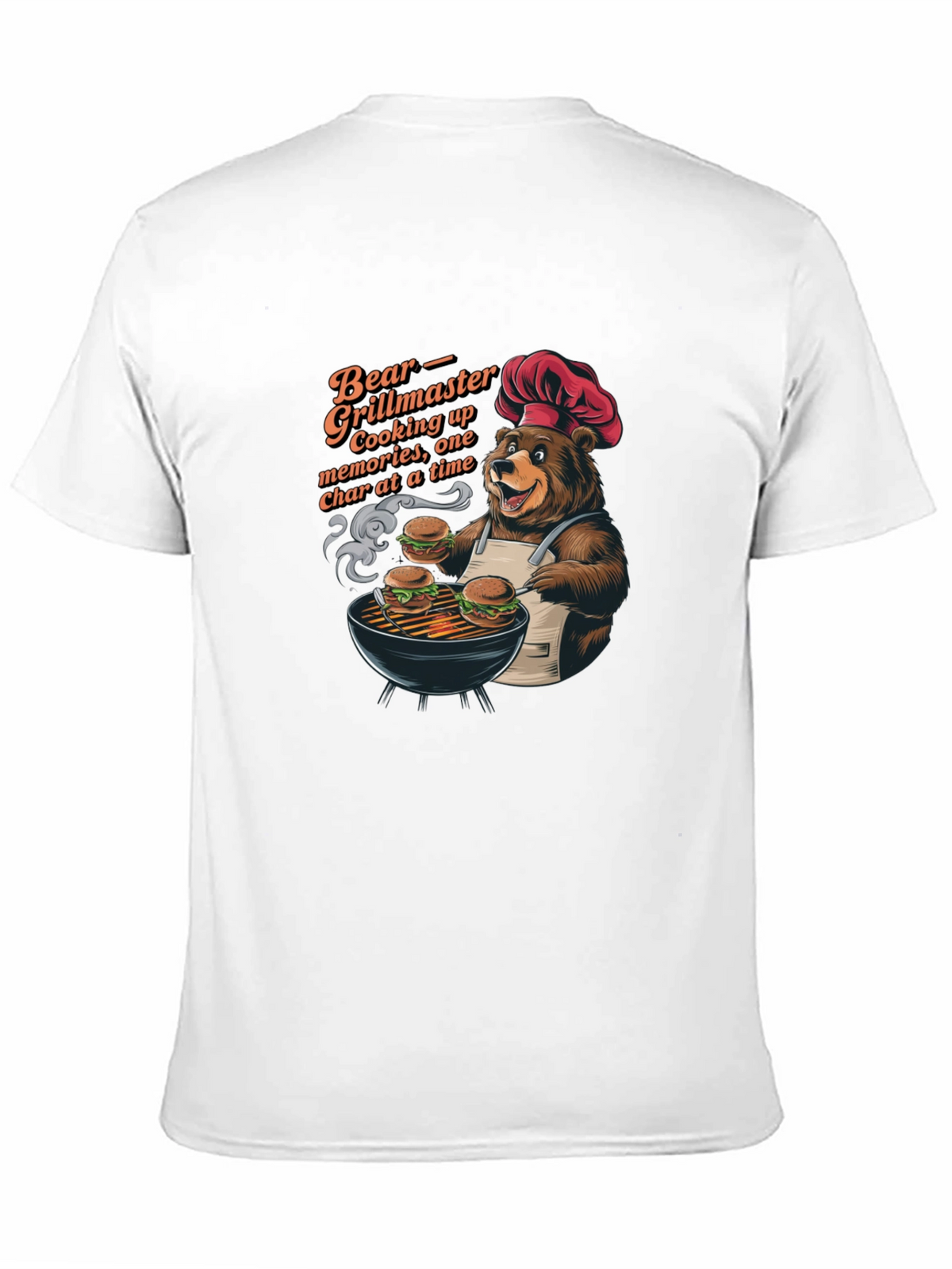 Bear Grillmaster T-Shirt: One Char at a Time!