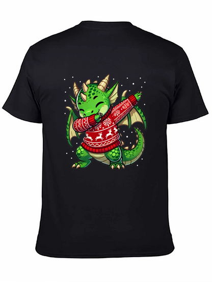 Dabbing Dragon Christmas T-Shirt