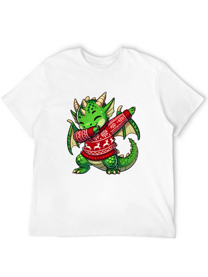 Dabbing Dragon Christmas T-Shirt