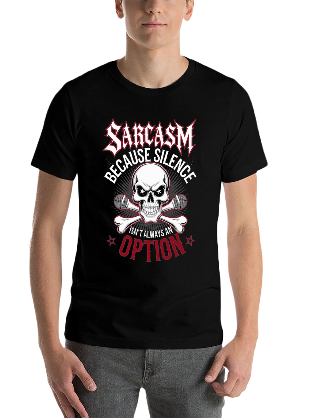Sarcasm Skull T-Shirt
