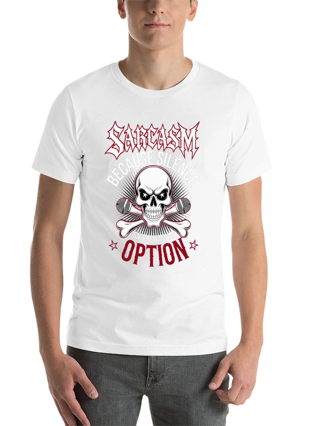 Sarcasm Skull T-Shirt