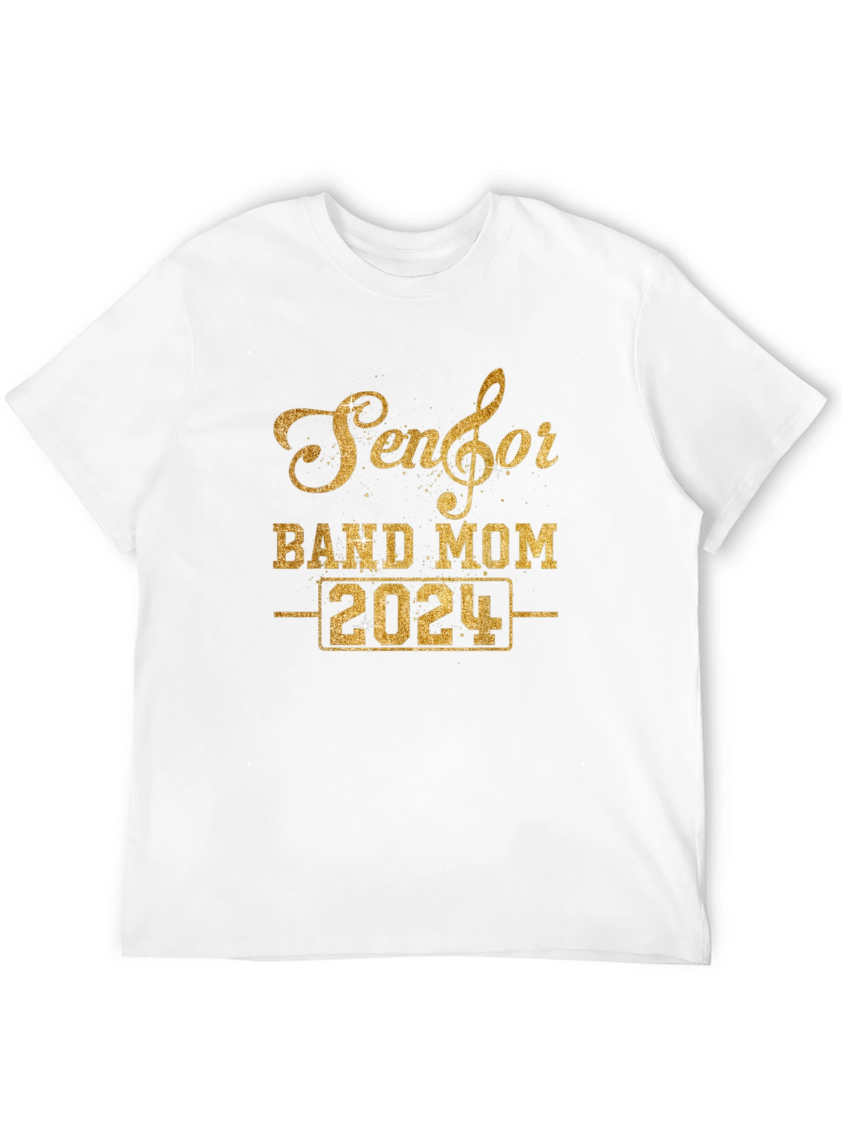Senior Band Mom 2024 Black T-Shirt