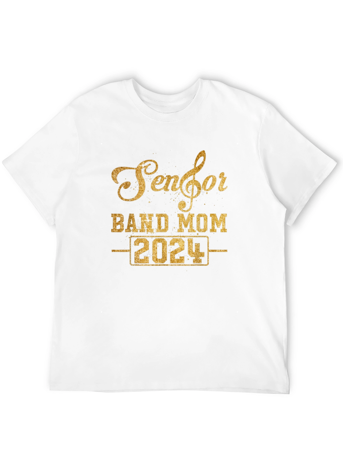 Senior Band Mom 2024 Black T-Shirt