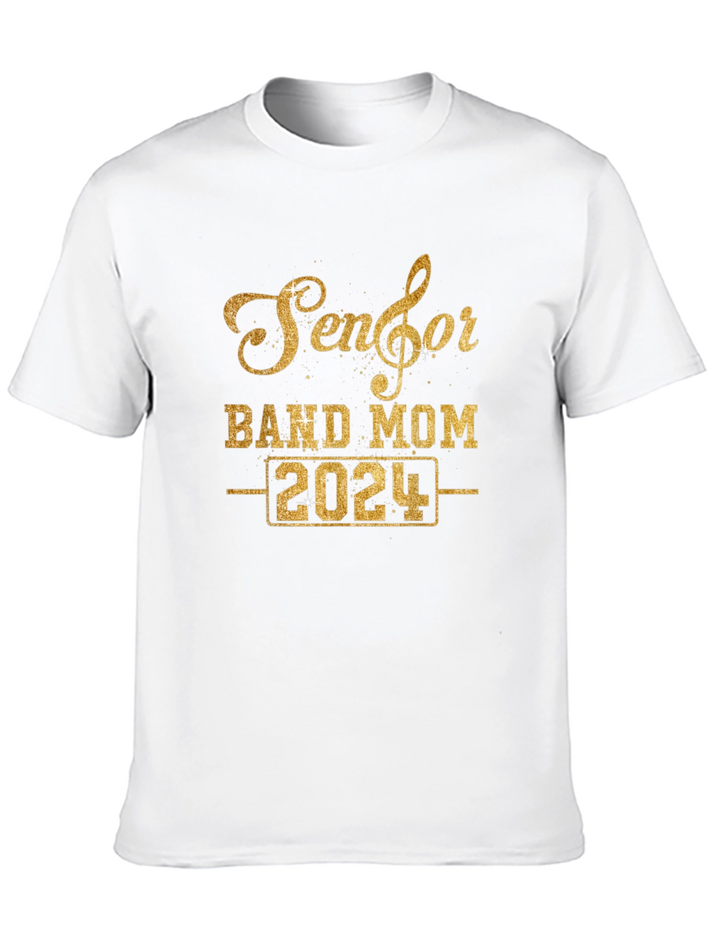 Senior Band Mom 2024 Black T-Shirt