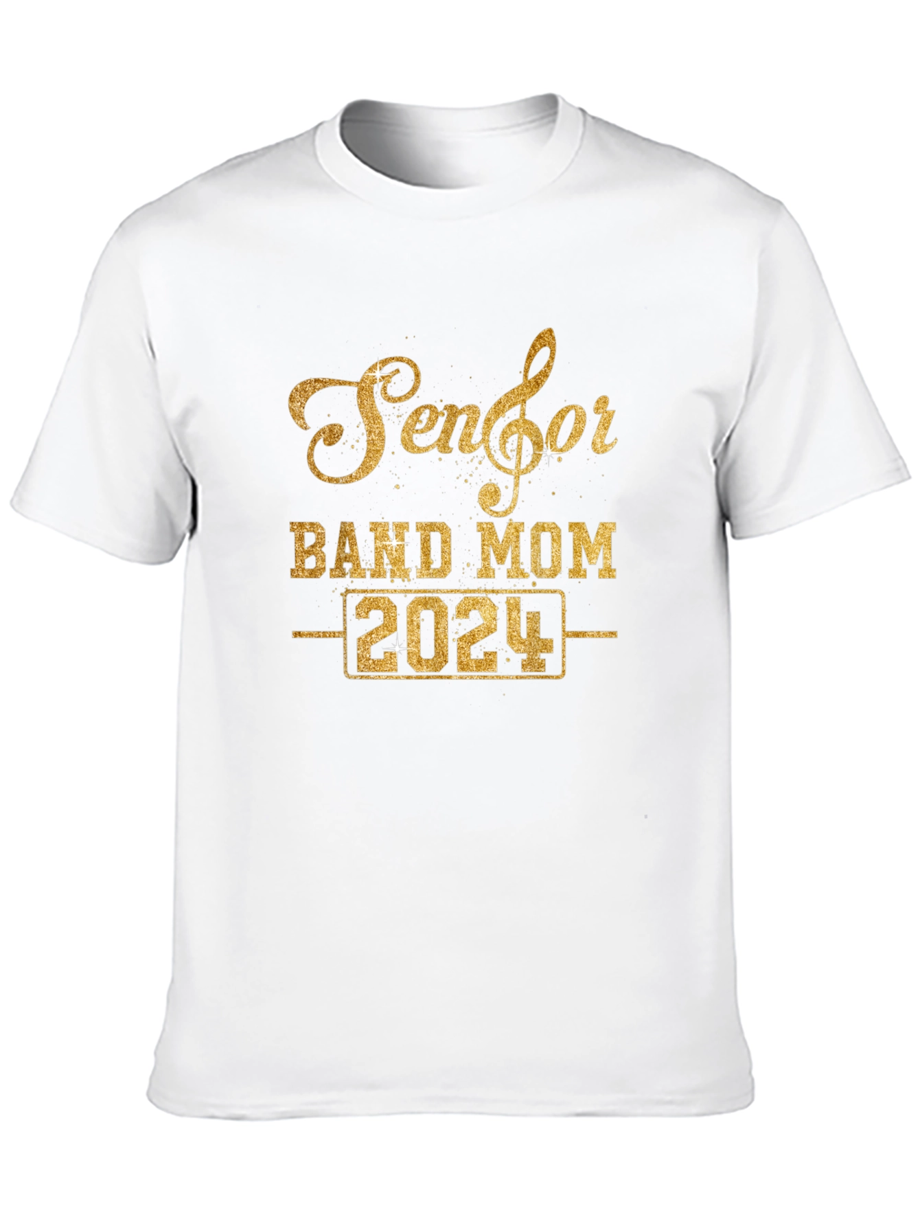 Senior Band Mom 2024 Black T-Shirt