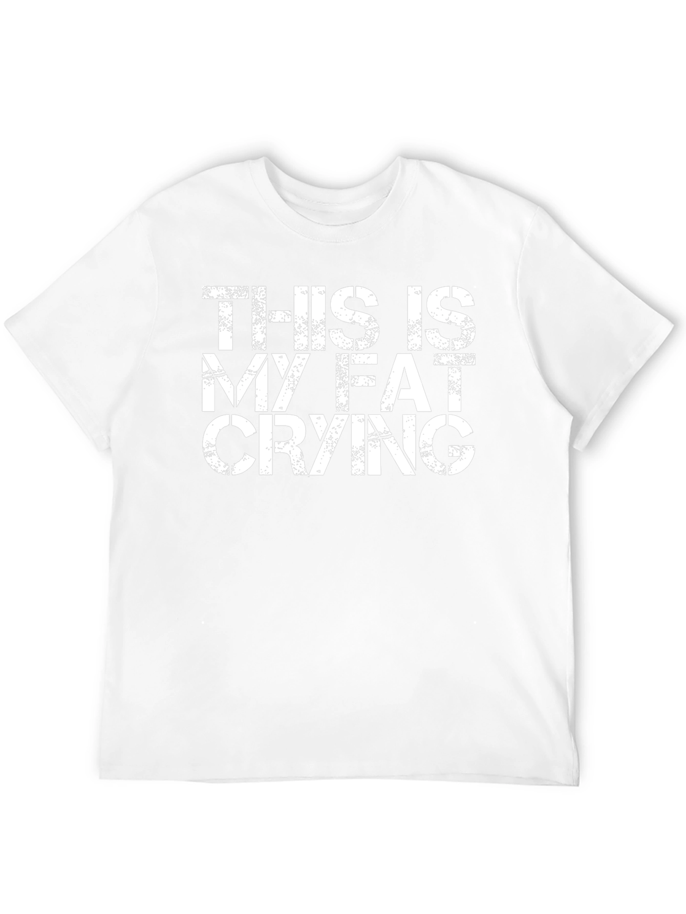 Funny Fat Crying T-Shirt - Soft Cotton Blend