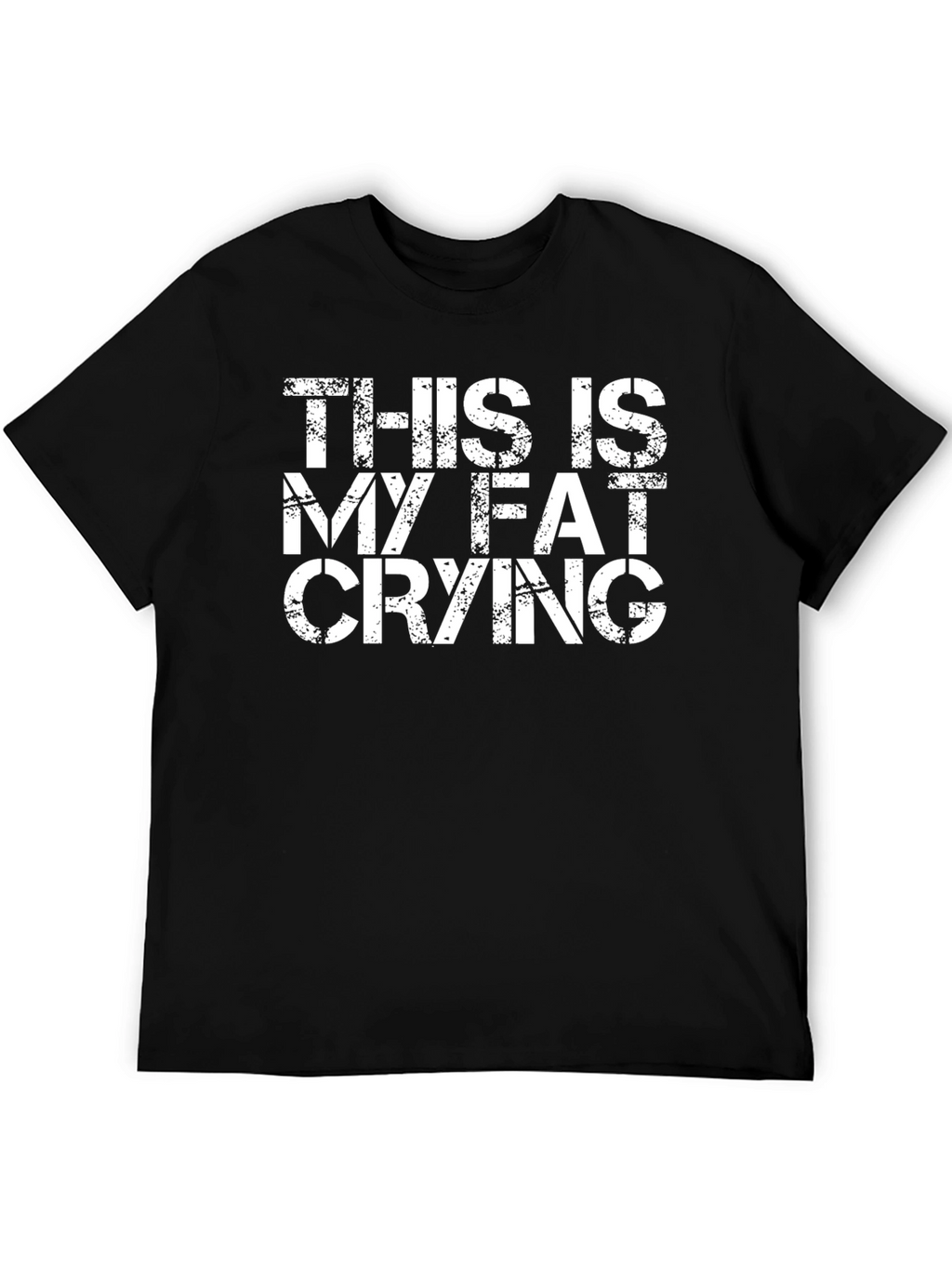 Funny Fat Crying T-Shirt - Soft Cotton Blend