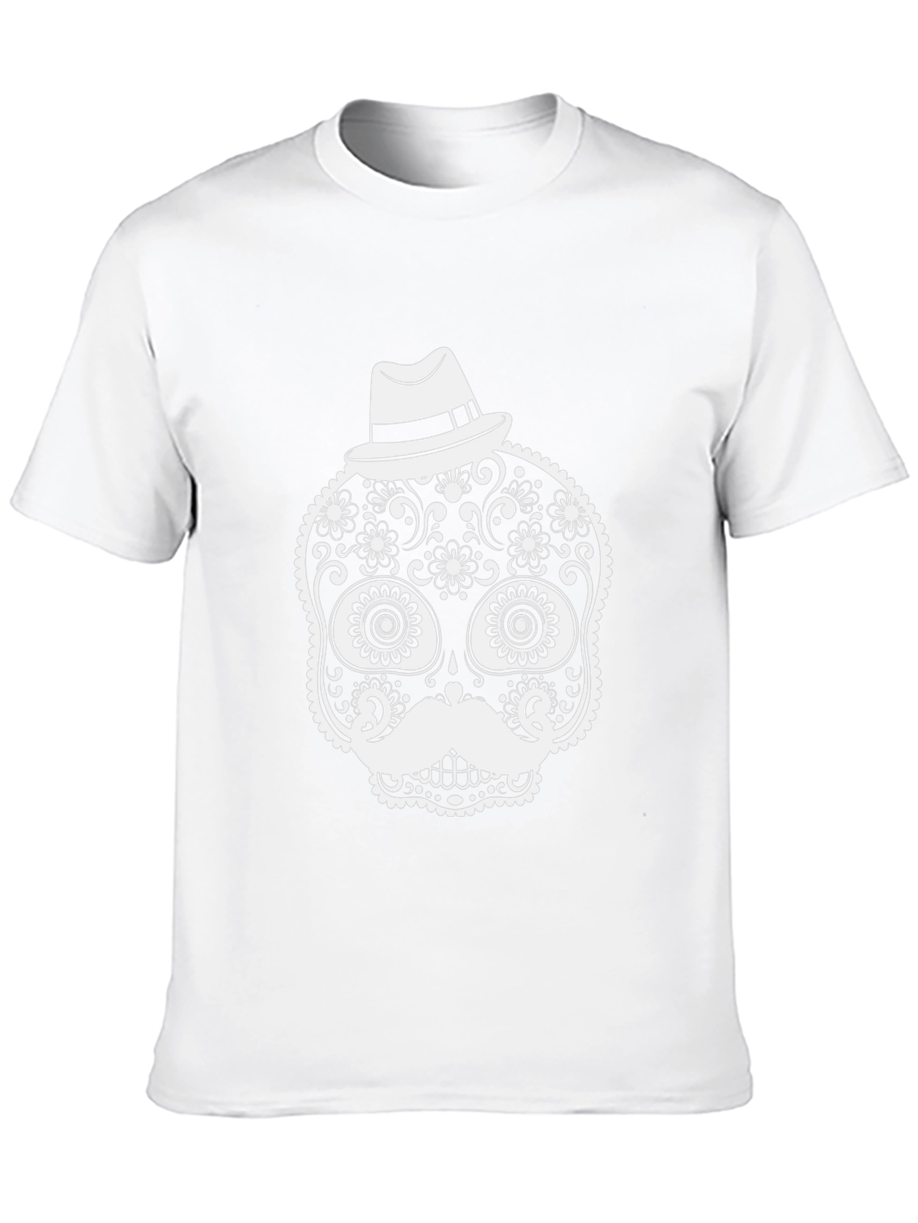 Stylish Black Sugar Skull T-Shirt