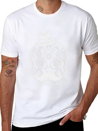 Stylish Black Sugar Skull T-Shirt