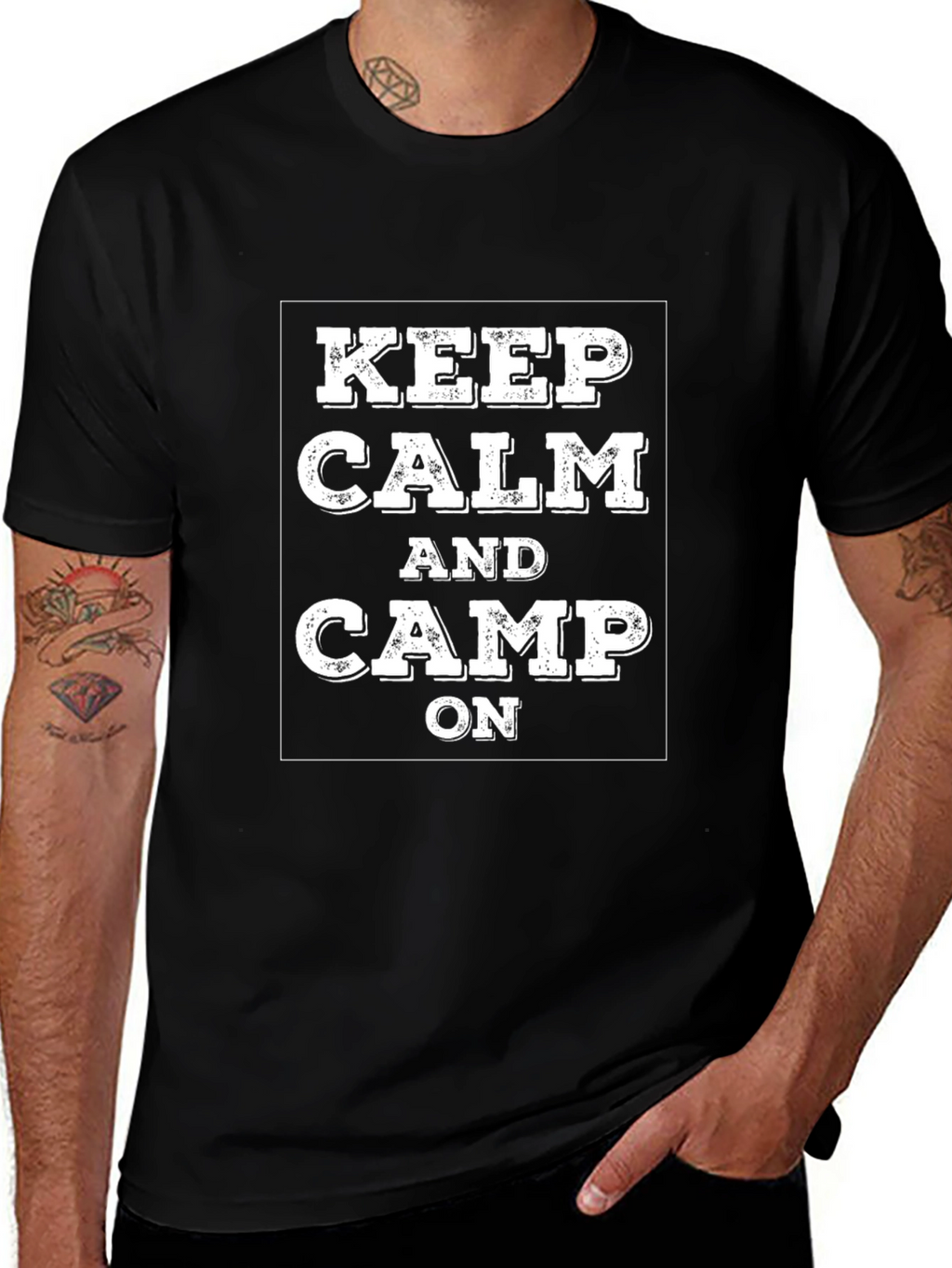 Keep Calm and Camp On T-Shirt