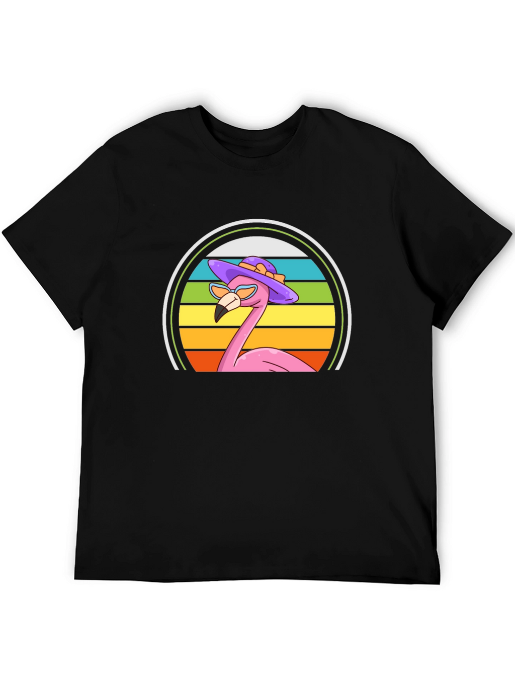 Flamingo Sunset Graphic Tee