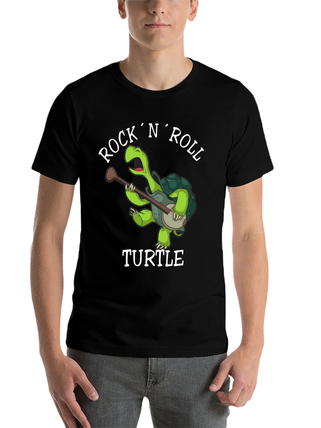 Rock N Roll Turtle T-Shirt
