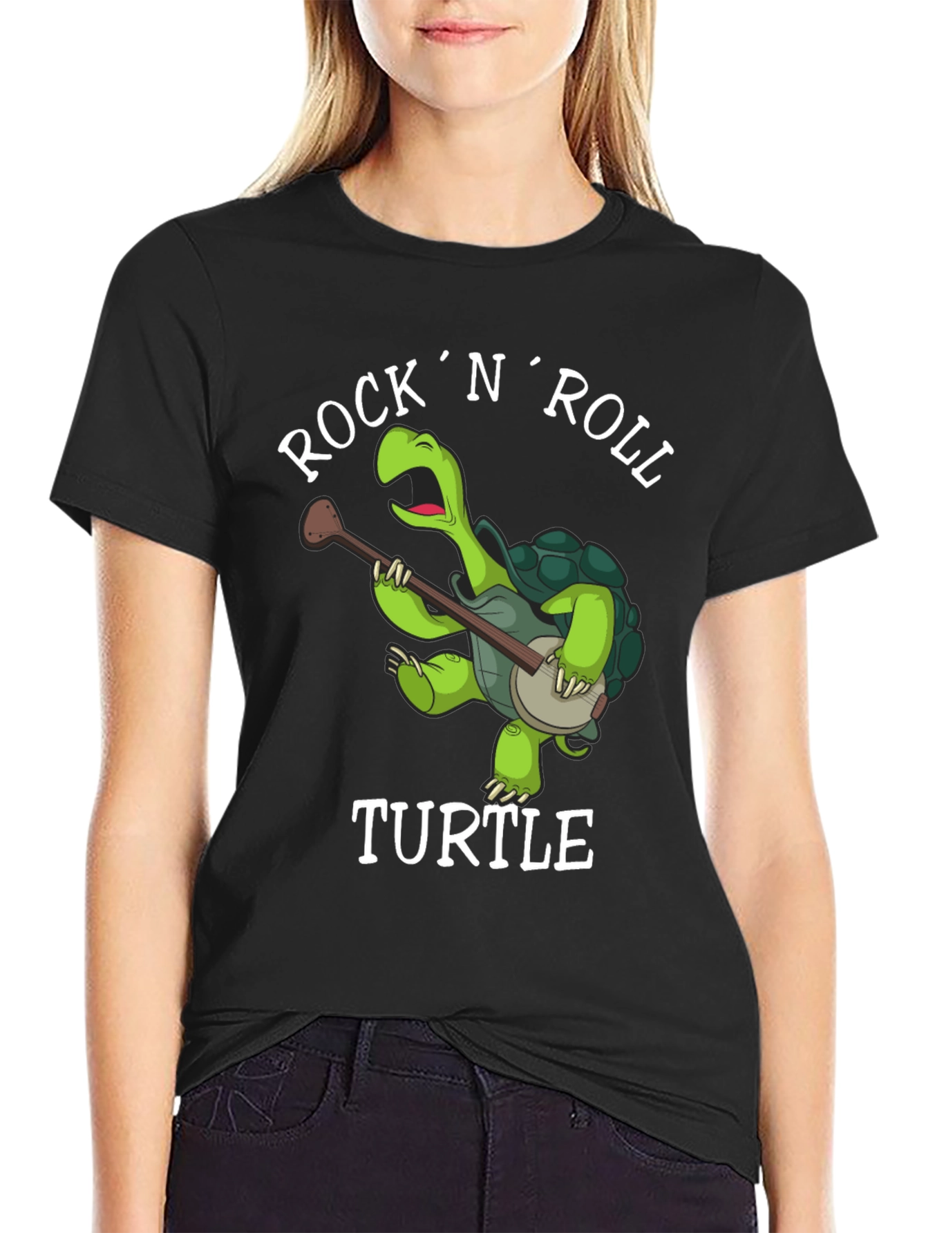 Rock N Roll Turtle T-Shirt