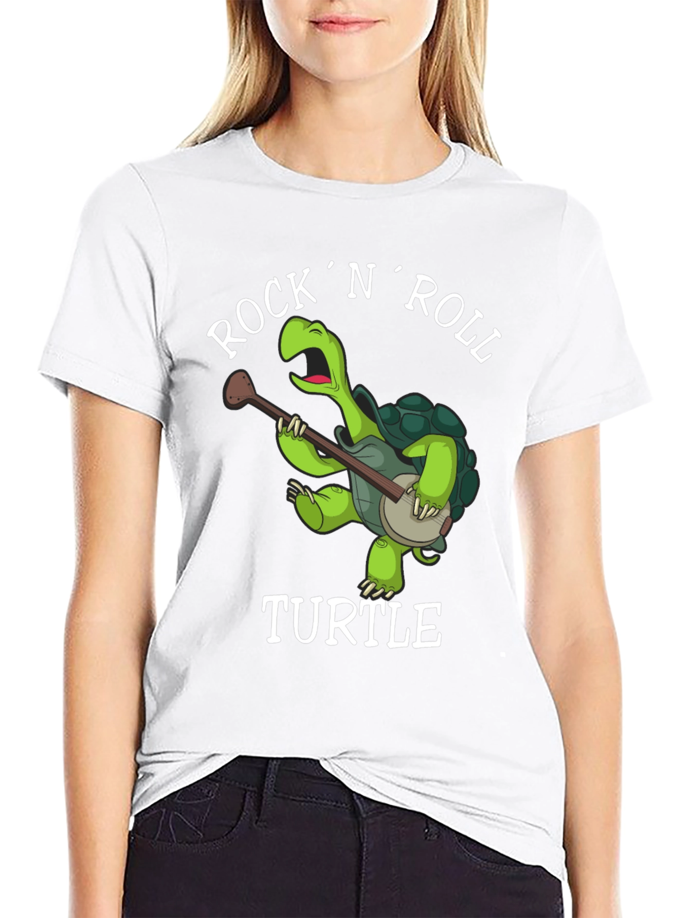 Rock N Roll Turtle T-Shirt