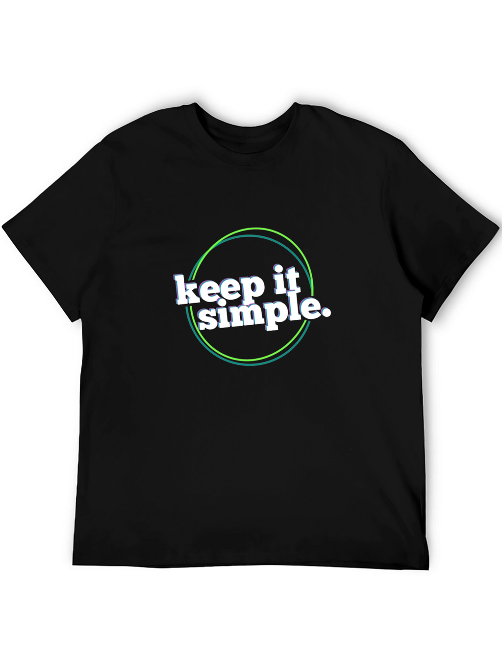 Keep It Simple Black Tee